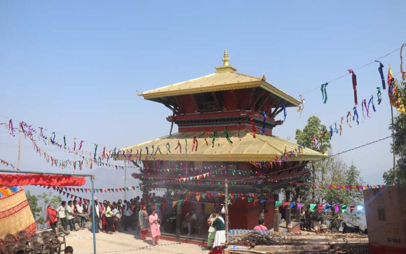 चितवनको इच्छाकामना माईको मन्दिर पुनःनिर्माण सम्पन्न